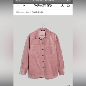 Madewell Oversize Corduroy shacket